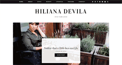 Desktop Screenshot of hilianadevila.com