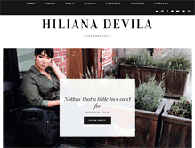 Tablet Screenshot of hilianadevila.com